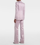 Tom Ford Cotton and silk duchesse straight pants