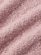Noah - Cotton-Blend Bouclé Sweater - Pink