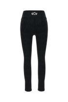 MCM Black Stretch Nylon Leggings