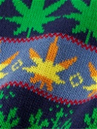 BODE - Marin Jacquard-Knit Cotton Sweater - Green