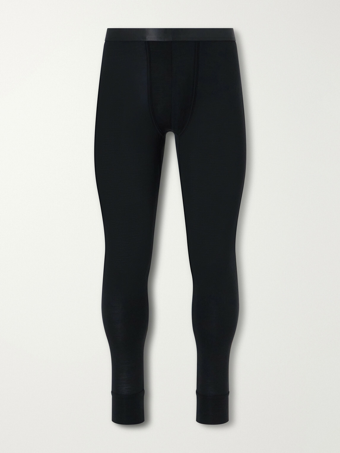 CDLP - Johns Wool-Blend Jersey Ski Tights - Black