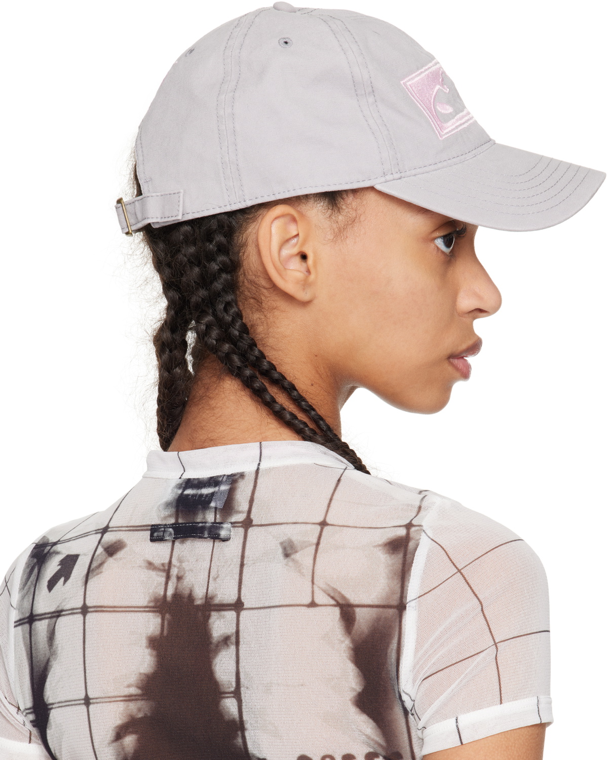 Ottolinger Gray & Pink 'Otto' Cap