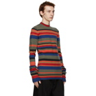 Y/Project Multicolor Retro Rainbow Maxi Sleeve Sweater