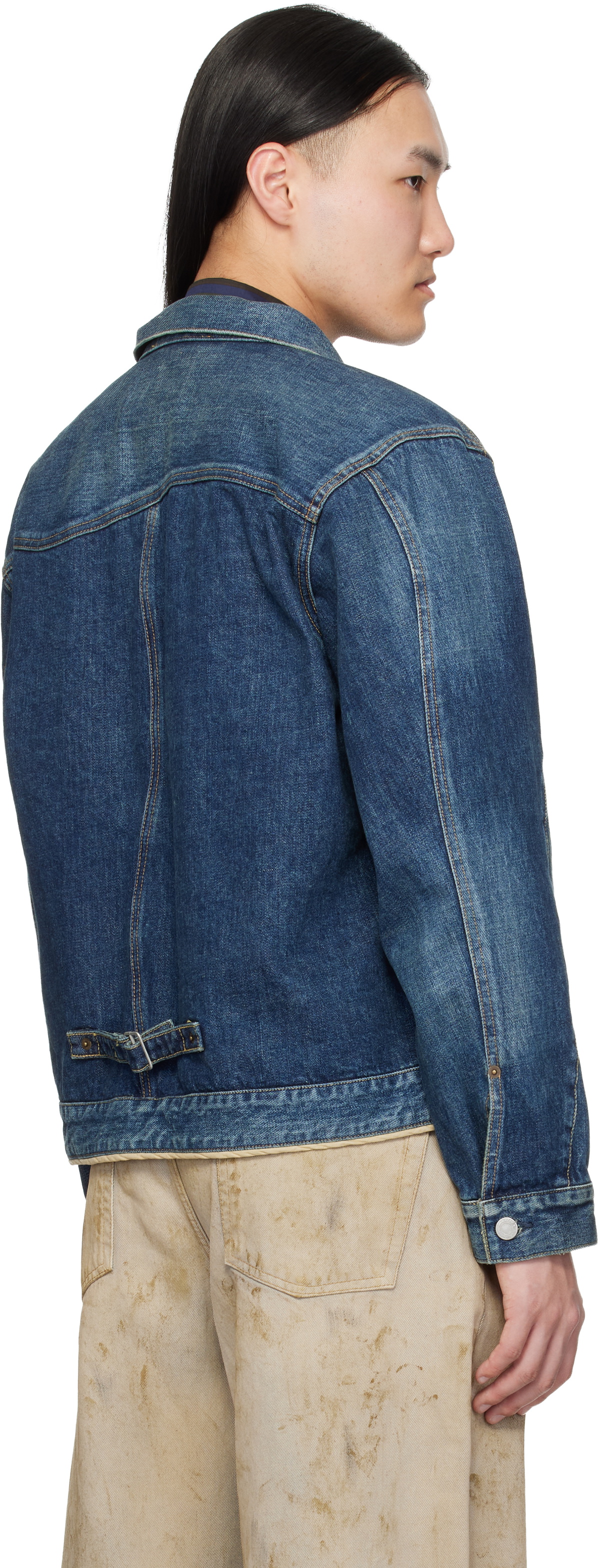 UNDERCOVER Navy UC1F4204-1 Denim Jacket