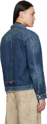 UNDERCOVER Navy UC1F4204-1 Denim Jacket