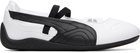 PUMA White Speedcat Ballet Sneakers