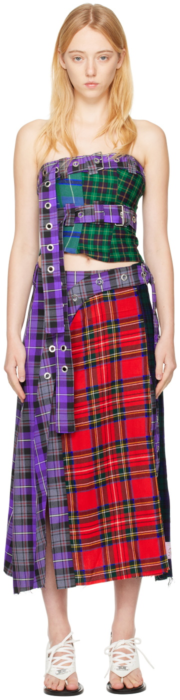 Rave Review Multicolor Salon Maxi Skirt