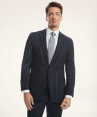 Brooks Brothers Men's Regent Fit Wool Stripe 1818 Suit | Navy