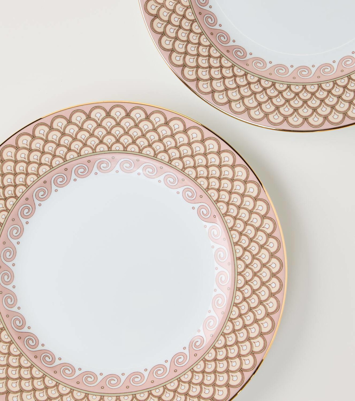 La DoubleJ Odysseus Dusty Pink set of 2 dinner plates