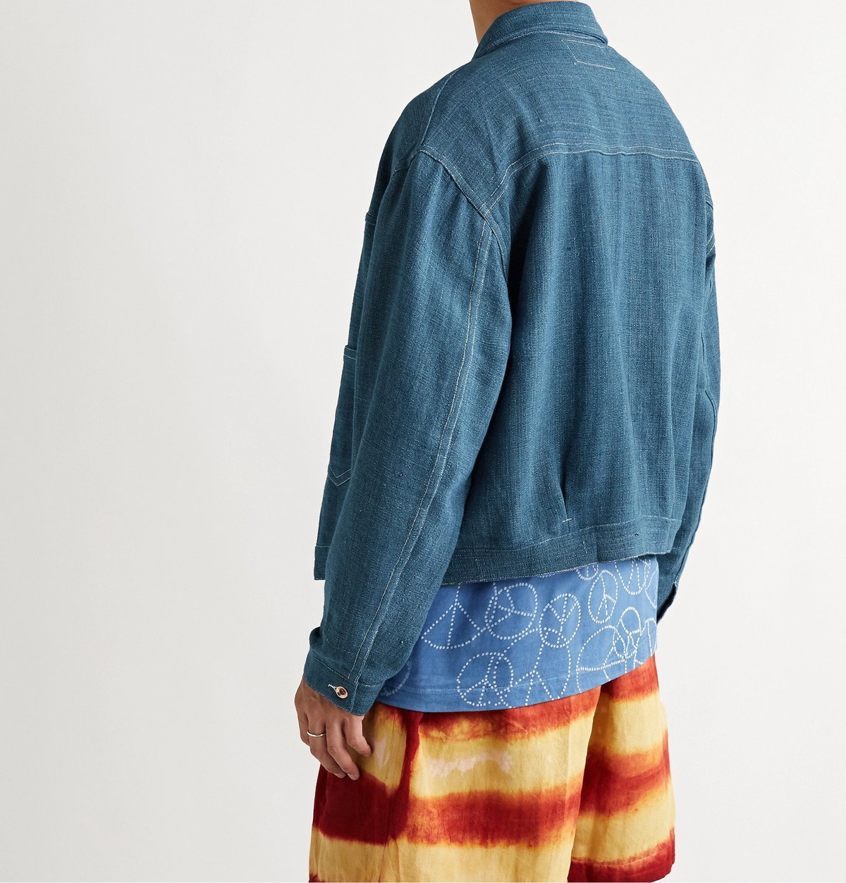 Story Mfg. - Sundae Indigo-Dyed Organic Denim Jacket - Blue Story Mfg.