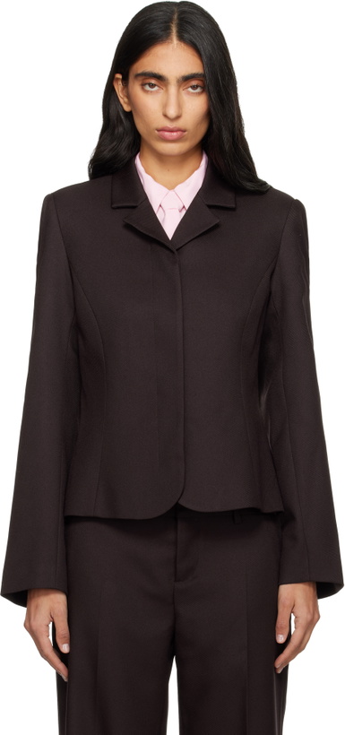 Photo: Sandy Liang Brown Garten Blazer