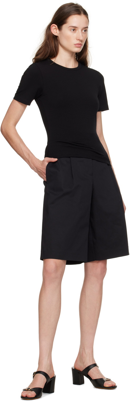 Matteau Black Fitted T-Shirt