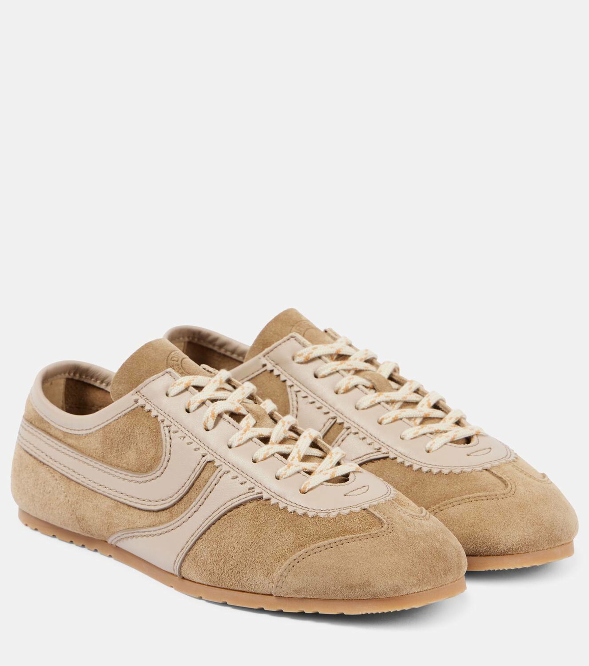 Dries Van Noten Suede and leather sneakers Dries Van Noten