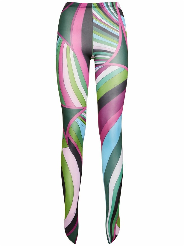 Photo: PUCCI Printed Jersey Leggings with Feet