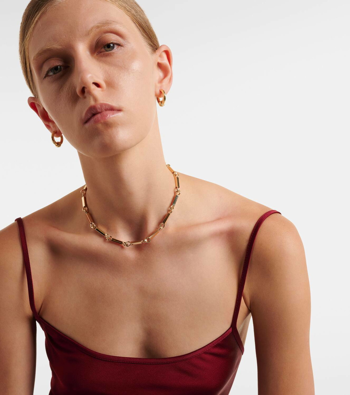 Lauren Rubinski Elliot 14kt gold chain necklace