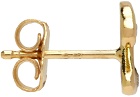 BRENT NEALE Gold Bubble Number 2 Single Earring