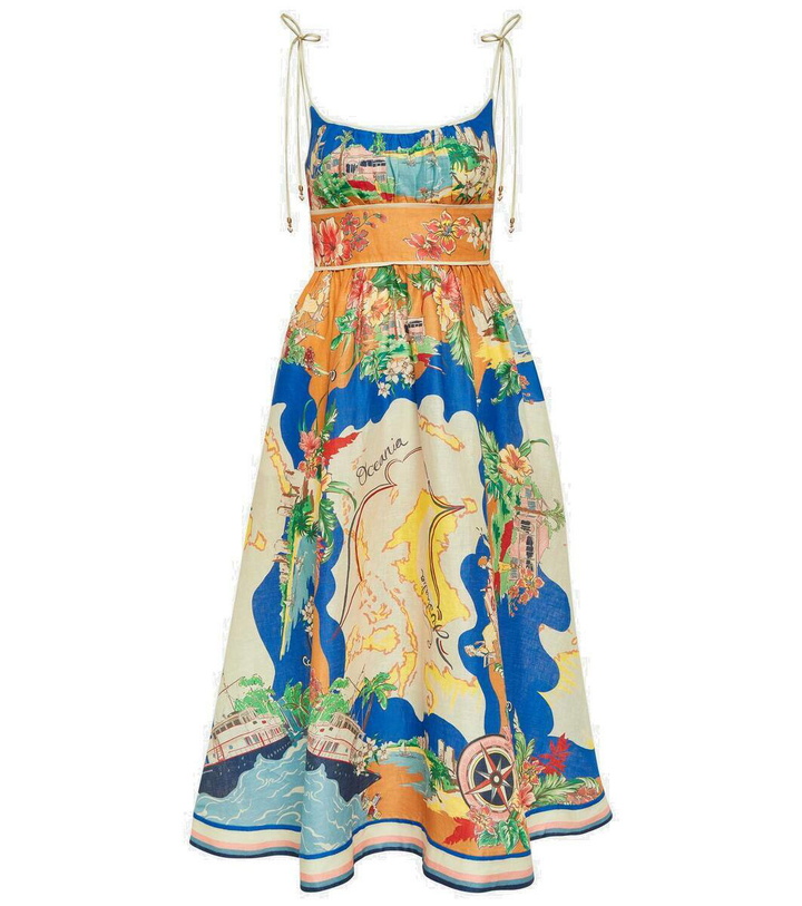 Photo: Zimmermann Alight Picnic linen midi dress