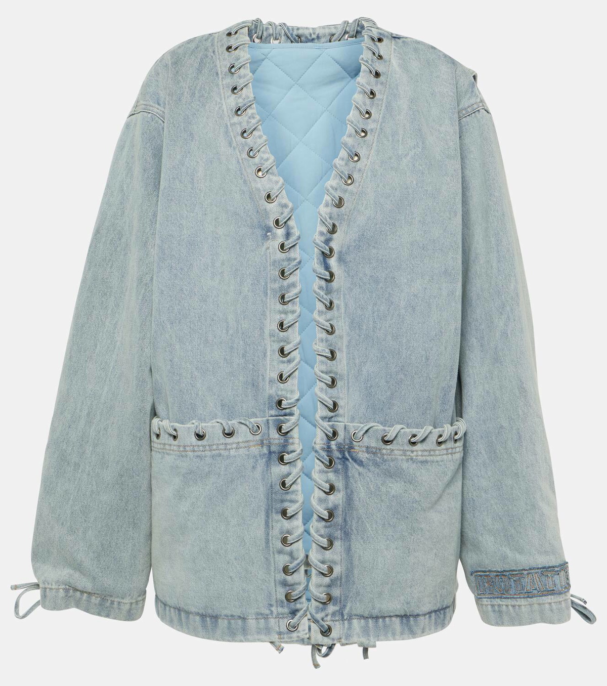 ダウンジャケット・コート ROTATE BIRGER CHRISTENSEN 'Denim Oversized' jacket Denim Oversized Jacket Dark Grey - ROTATE Birger Christensen