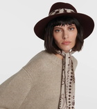 Maison Michel Virginie wool felt fedora