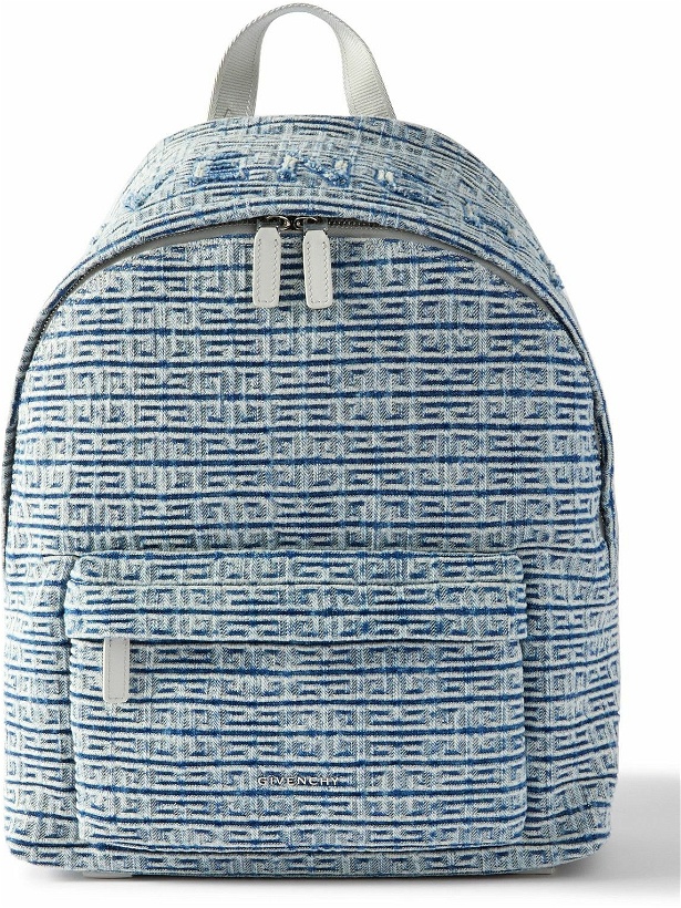 Photo: Givenchy - Essential Logo-Embossed Denim Backpack