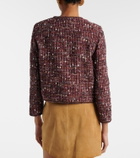 Etro Cropped cotton-blend bouclé jacket