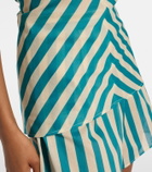 Eres Alter Ego striped cotton voile top