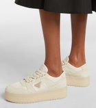 Prada Downtown Bold Re-Nylon and suede sneakers