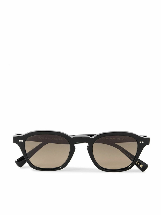 Photo: Oliver Peoples - Eyles D-Frame Acetate Polarised Sunglasses