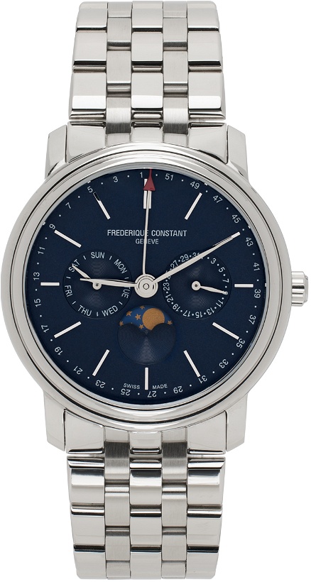Photo: Frédérique Constant Silver Classics Index Business Timer Watch