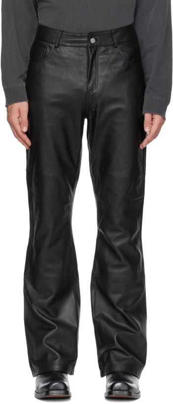 Photo: Deadwood Black Porter Leather Pants