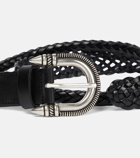 Etro - Braided leather belt