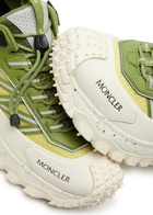 Moncler Grenoble Trailgrip Panelled Mesh Sneakers Green