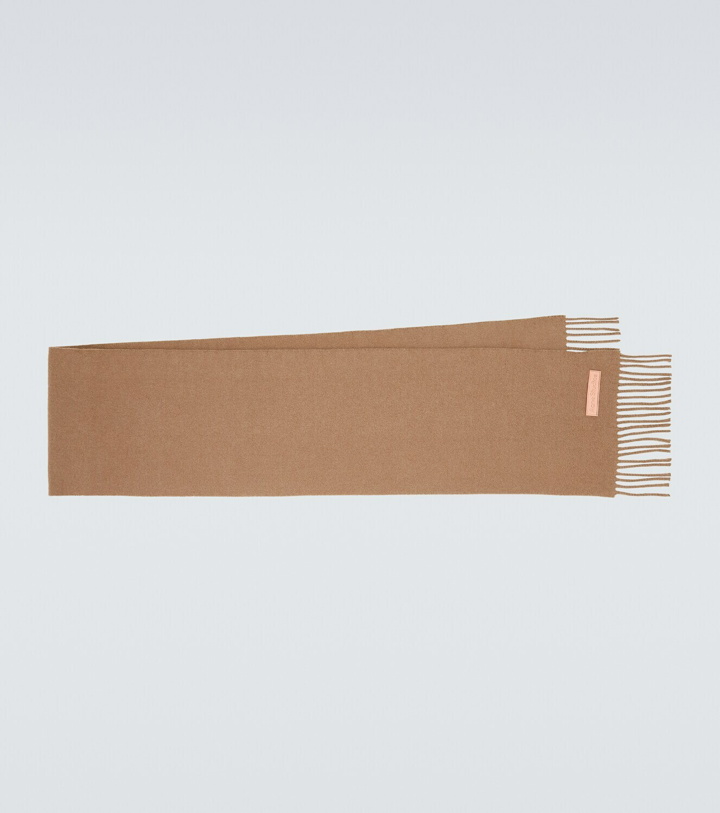 Photo: Acne Studios Fringe-edged wool scarf