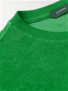 Incotex - Zanone Garment-Dyed Cotton-Terry T-Shirt - Green