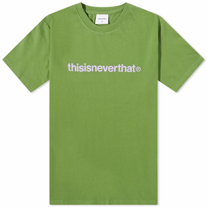 Photo: thisisneverthat Men's T-Logo T-Shirt in Green