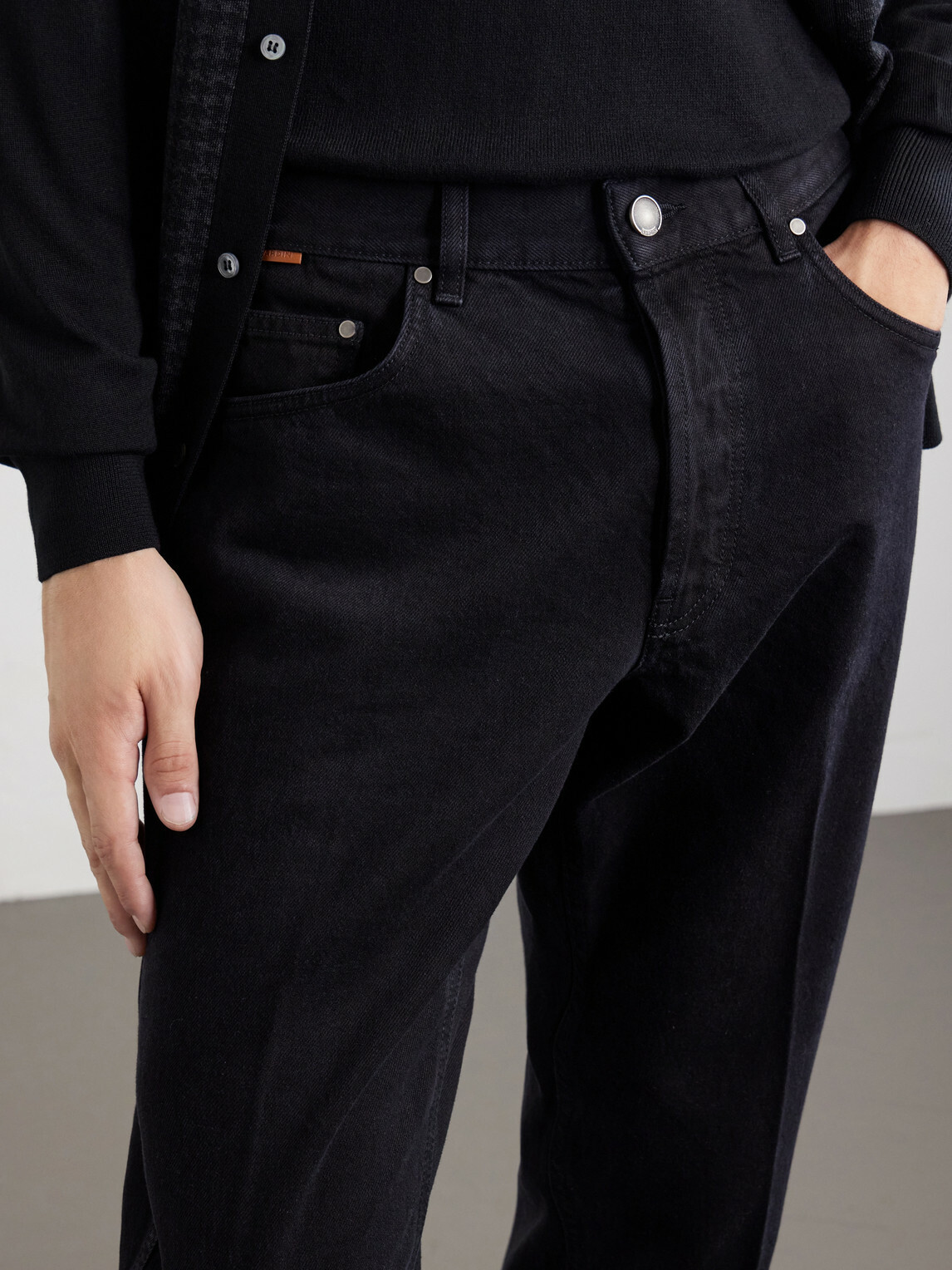 Lardini - Straight-Leg Jeans - Black