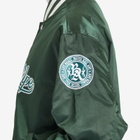 A Bathing Ape Men's Baseball Varsity Jacket in Green