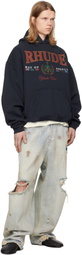 Rhude Black 'Bay Of Angels Yacht Club' Hoodie