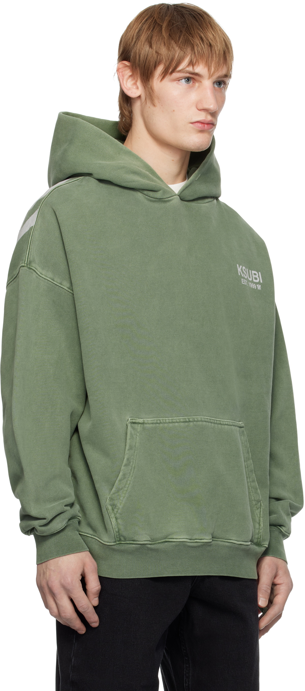 【関税込み】Ksubi ブラック Kingdom Biggie フーディ Baddies Biggie Oversized Hoodie - Faded Black | Ksubi ++