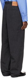 WOOYOUNGMI Gray Oxford Trousers