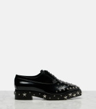 Noir Kei Ninomiya x Jimmy Choo embellished leather derby shoes
