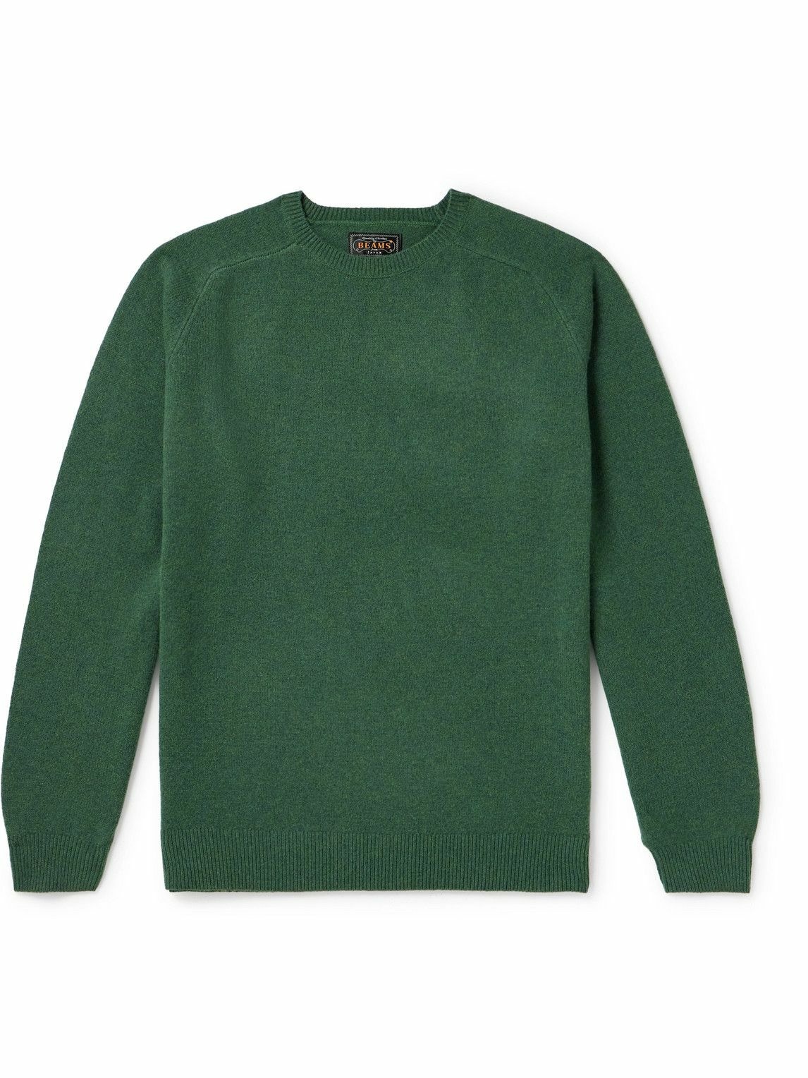 Photo: Beams Plus - Wool Sweater - Green