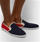 Rivieras - Cotton-Mesh and Canvas Espadrilles - Red