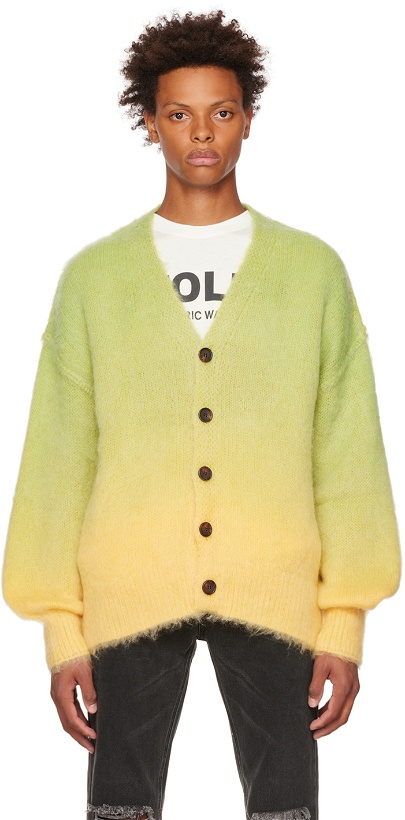 Photo: Stolen Girlfriends Club Green & Yellow Altered State Cardigan
