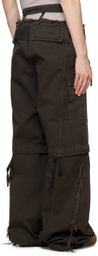 Ottolinger Brown Baggy Cargo Pants