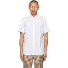 Burberry White Sherwood Short Sleeve Shirt