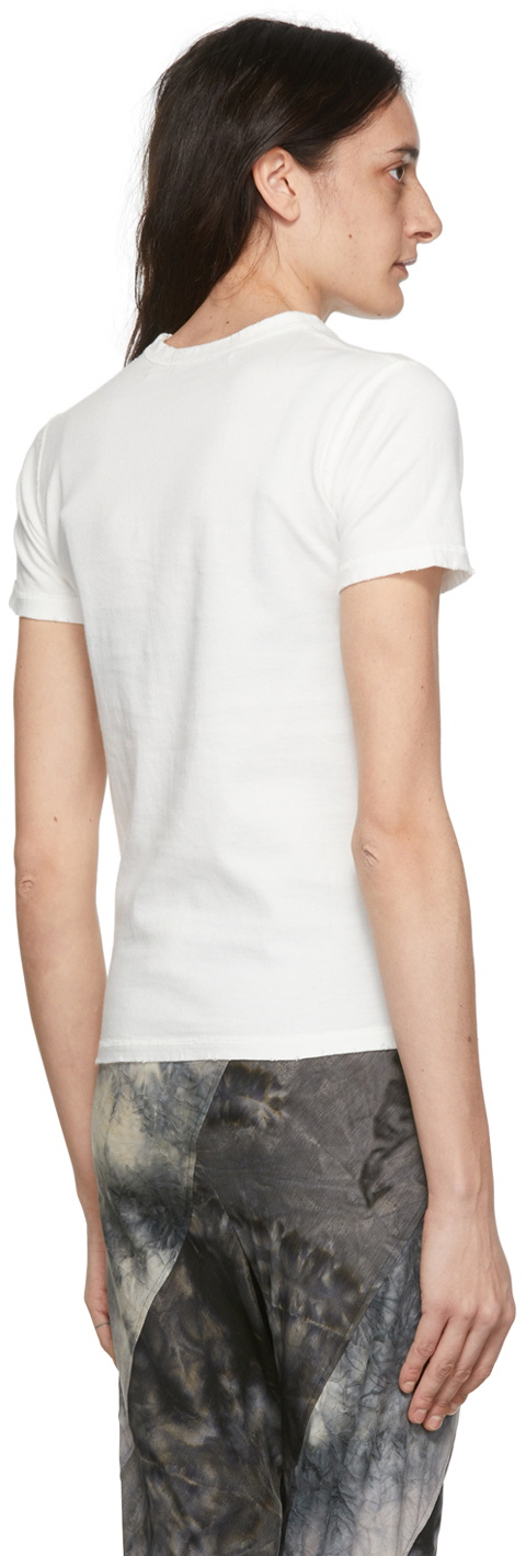 PERVERZE White Cotton T-Shirt PERVERZE