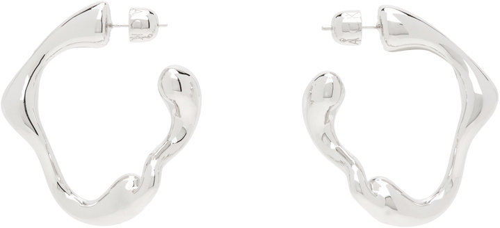 Photo: Maria Black Silver Splash Hoop Small Earrings