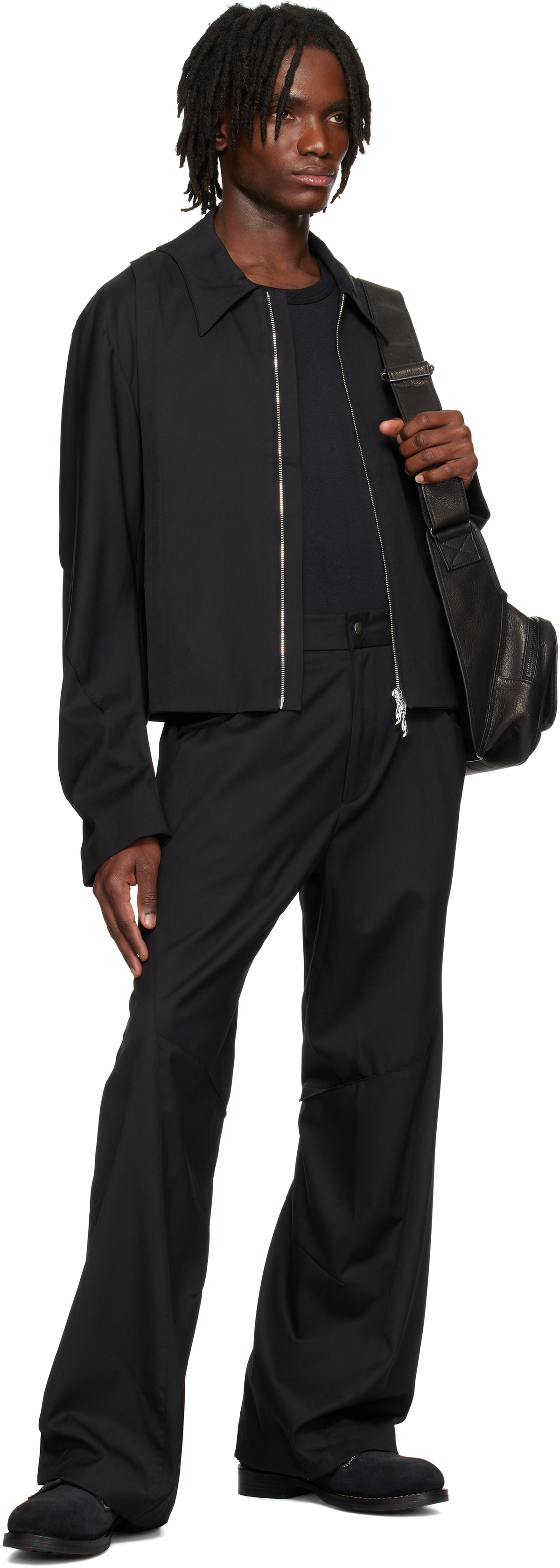 CMMAWEAR Black Batwing Jacket