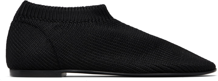 Photo: Proenza Schouler Black Glove Knit Loafers